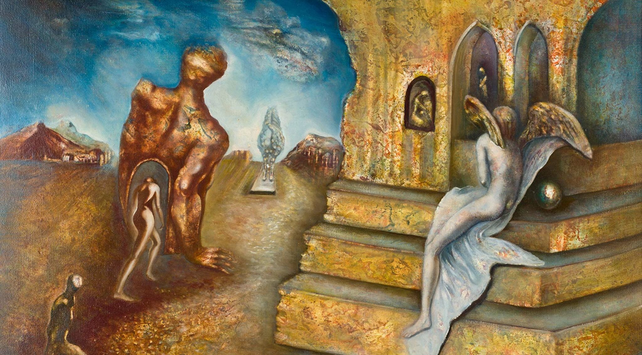 Gemälde: Angel of Death von Anna Chromy.