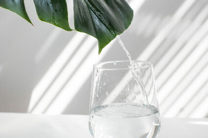 Bild von einem Glas Wasser.