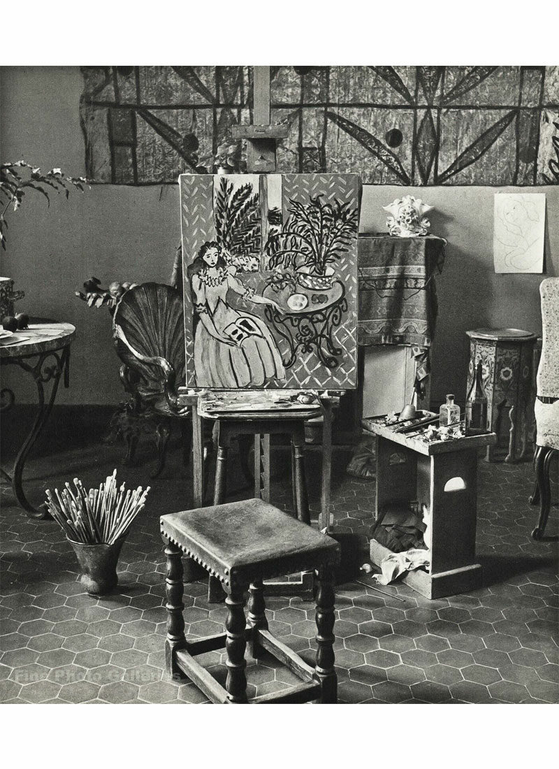 Willy Maywald: Matisses Atelier in Vence, 1947