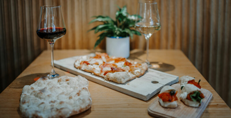 integrierte Gastronomie mit regionalen Produkten aus Südtirol