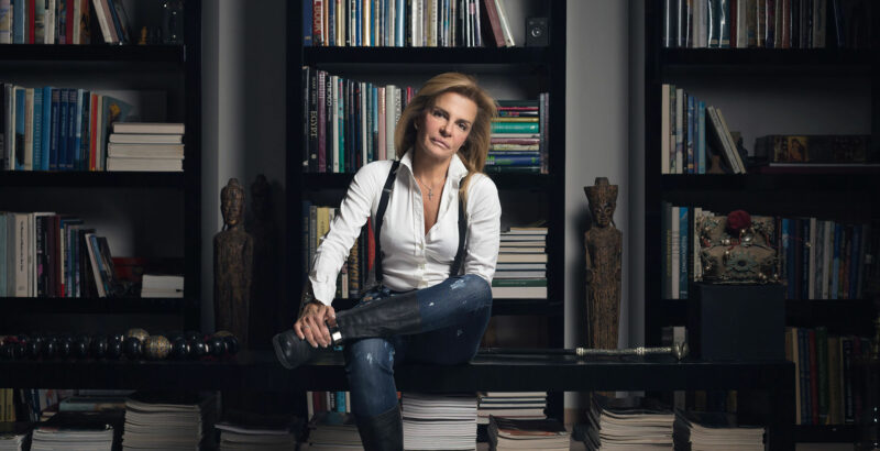 Kunstsammlerin Gina Mamidakis