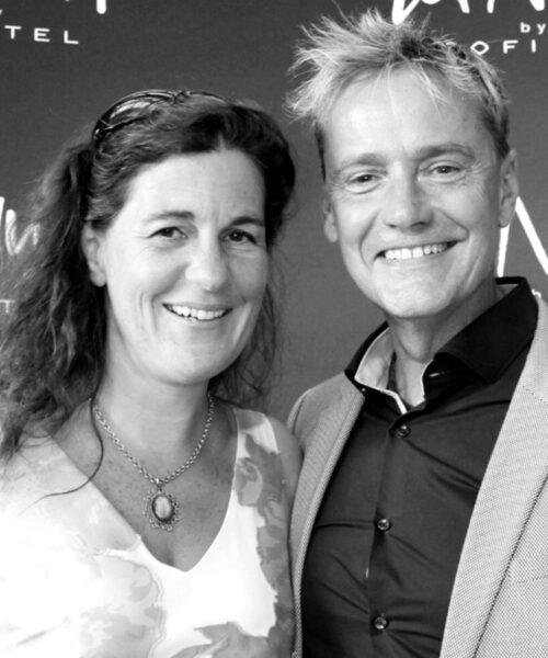 Schwarz-weiss Bild von Milena Sovric und Gerd Giesler