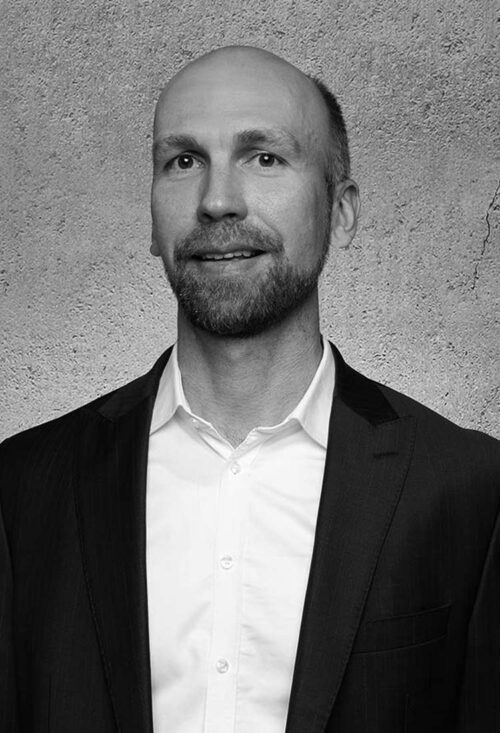 Schwarz-weißes Porträt von Jan Sandermann