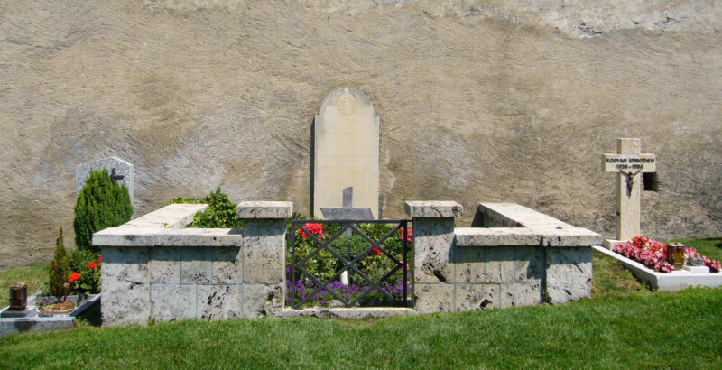 Grab von Rainer Maria Rilke in Raron (Schweiz).